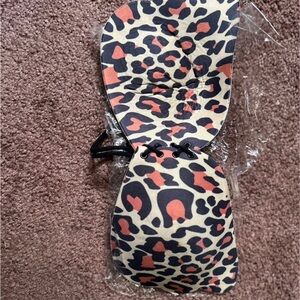 Leopard Print Strapless Bra